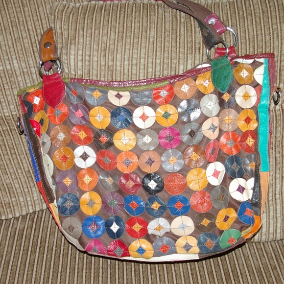 Charmés multicolor large handbag - Picture 7 of 8